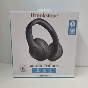 New Brookstone Wireless Headphones Voice Assistant Bluetooth 5.0 Factory Sealed